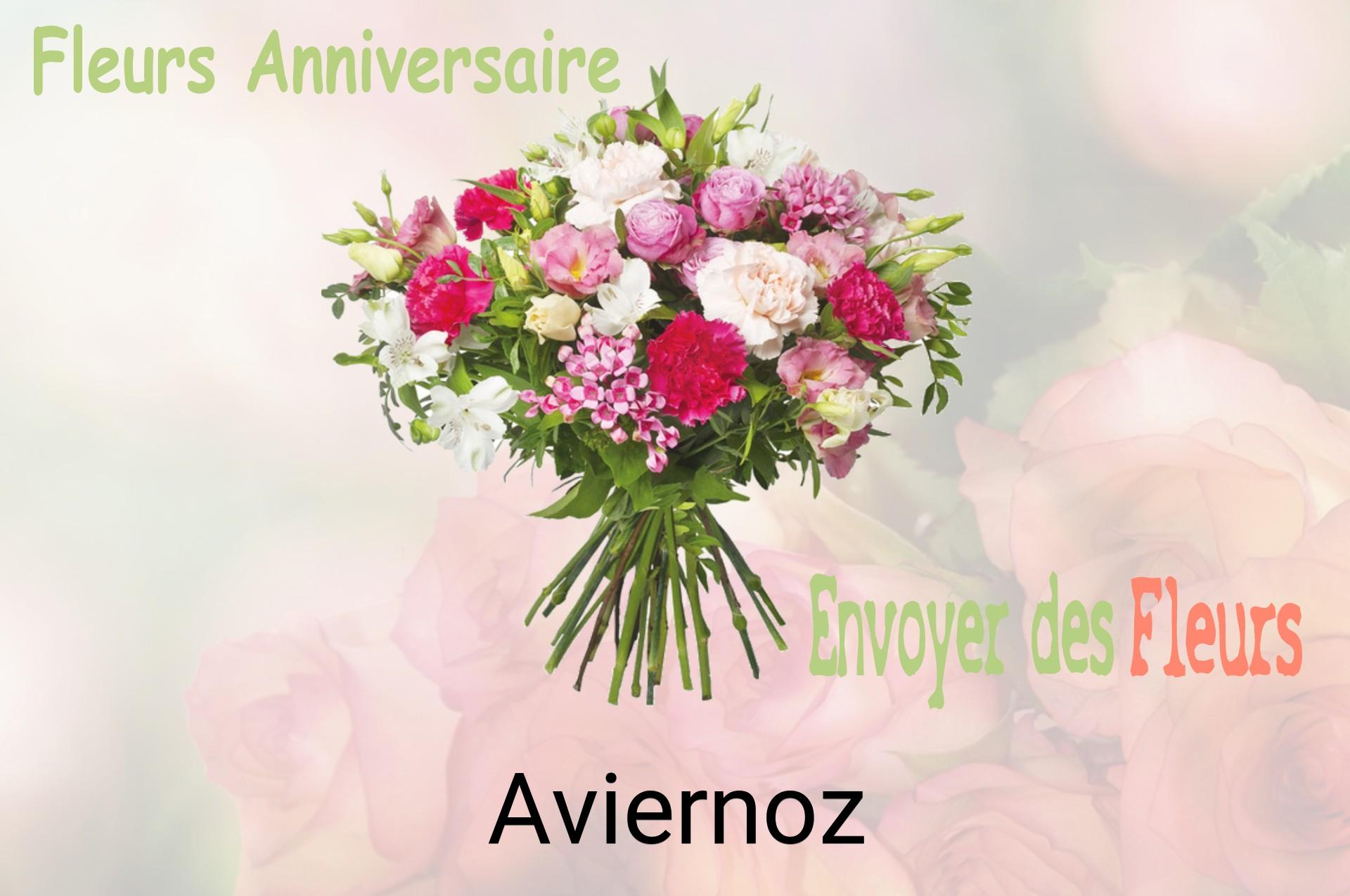Bouquet de fleurs d’anniversaire livré à Aviernoz